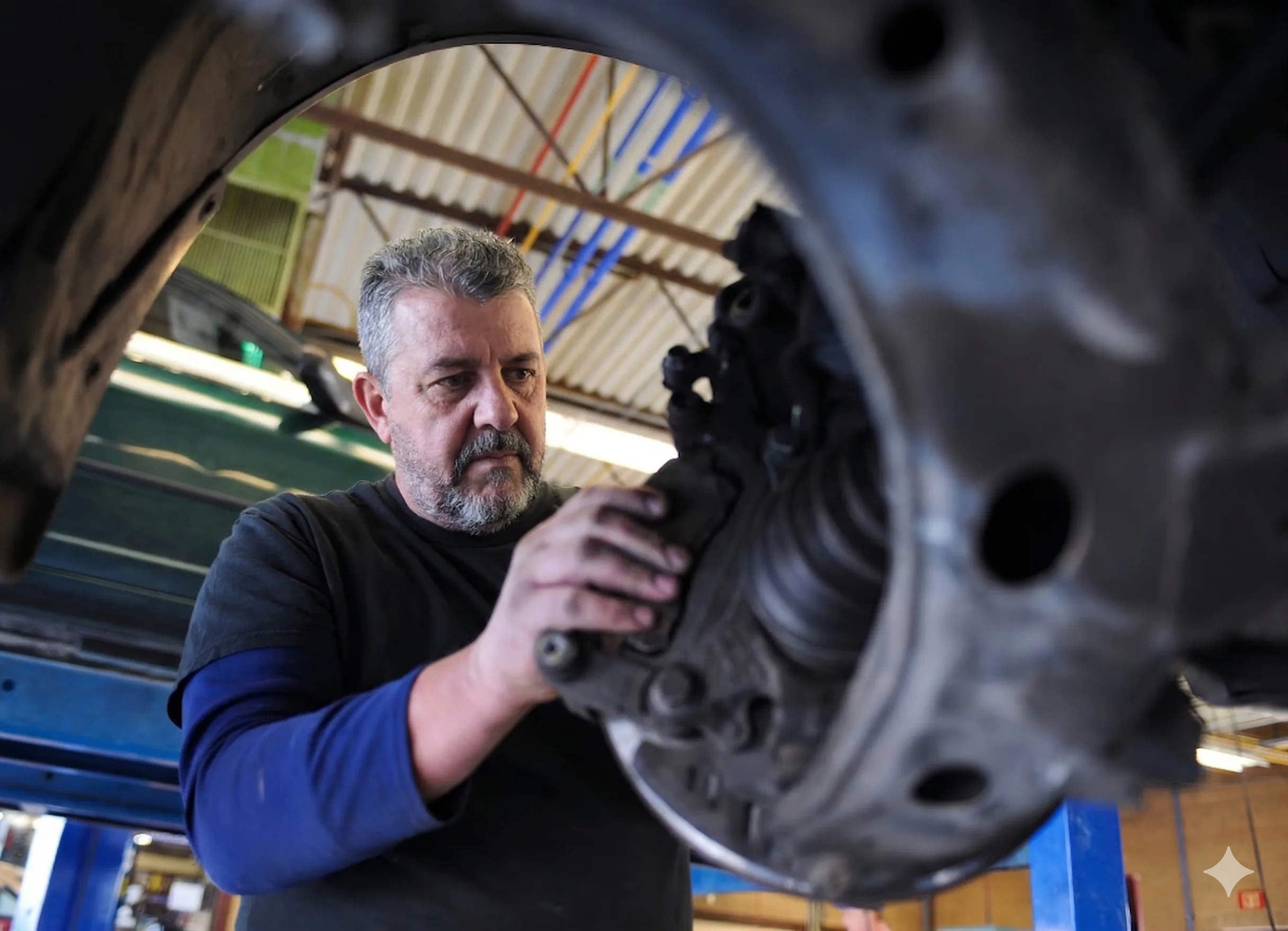 Junior — mecânico e proprietário da Casa das Baterias Criciúma desde 1966